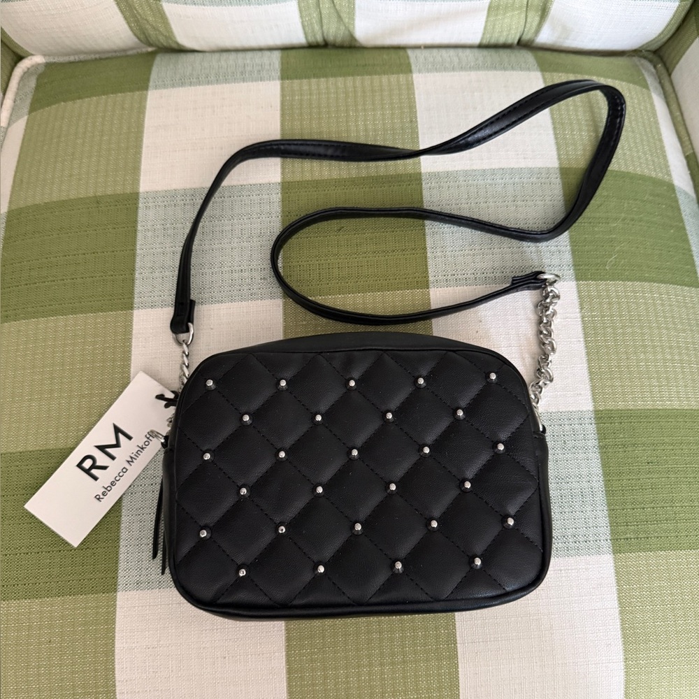 Rebecca Minkoff Black Quilted Crossbody Bag